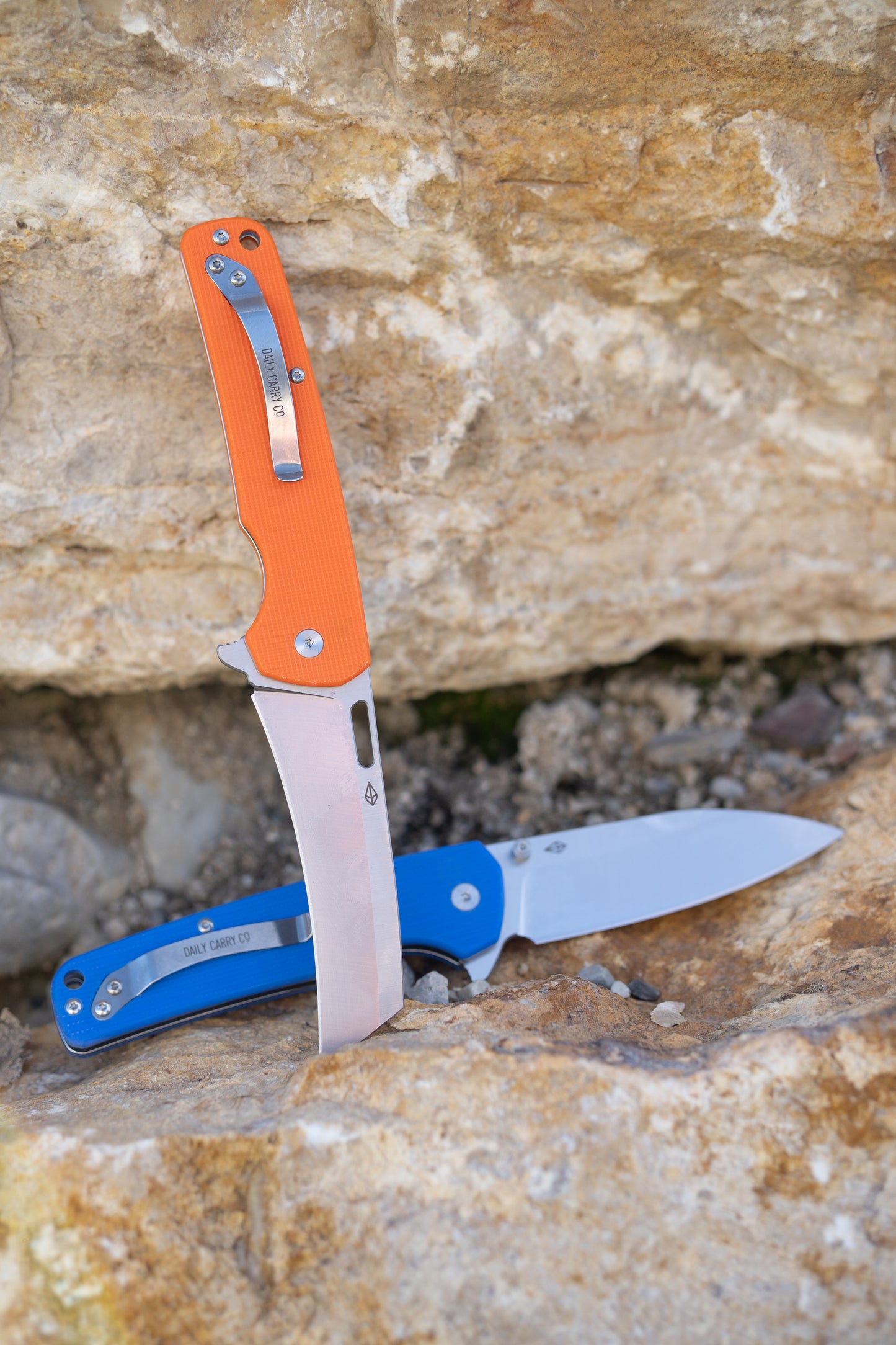 Gauntlet Button Lock Folding Knife