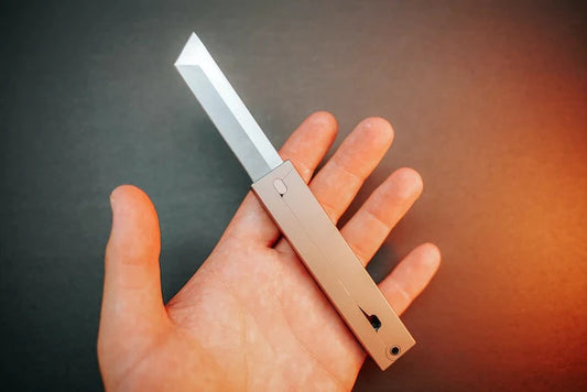 titanium gravity knife