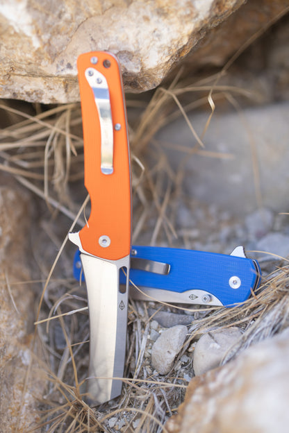 Gauntlet Button Lock Folding Knife