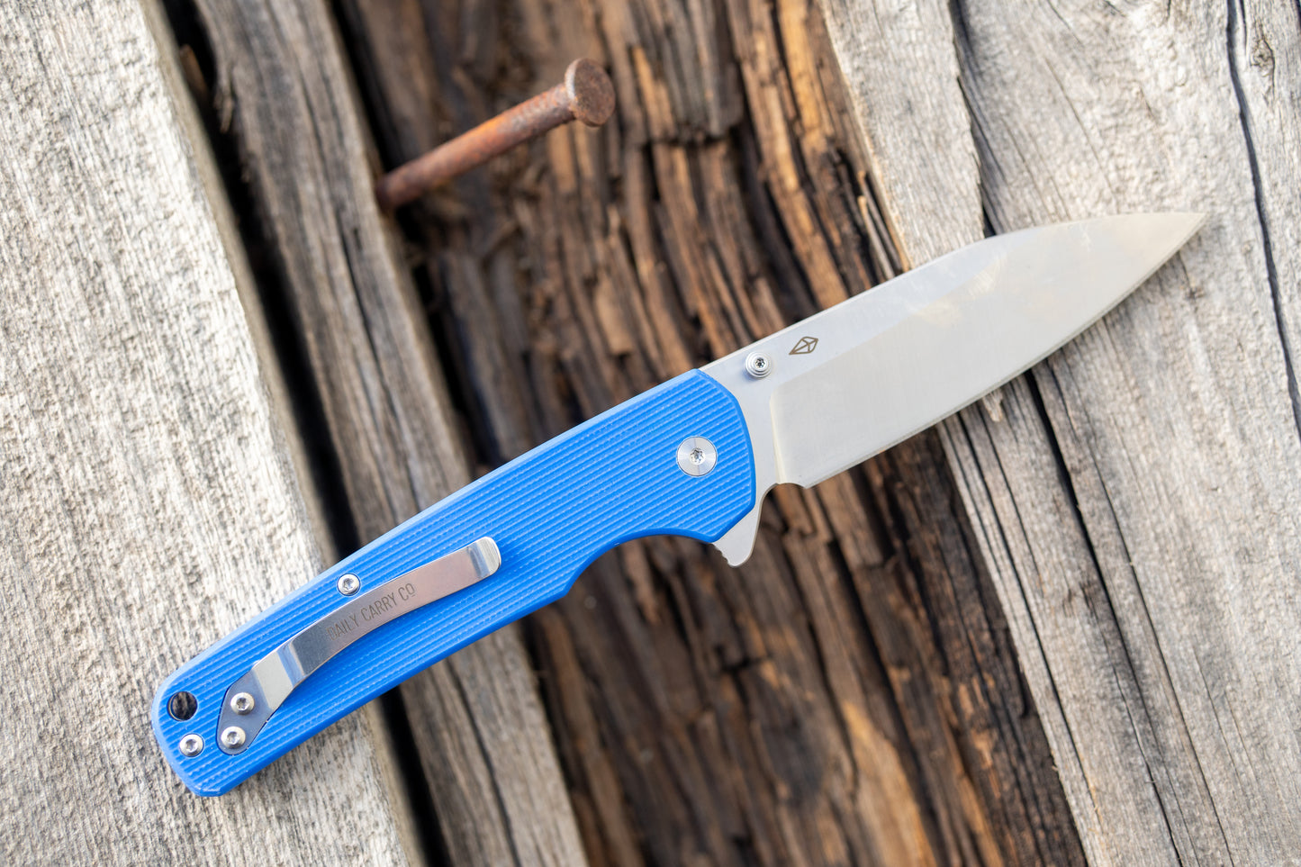 Gauntlet Button Lock Folding Knife