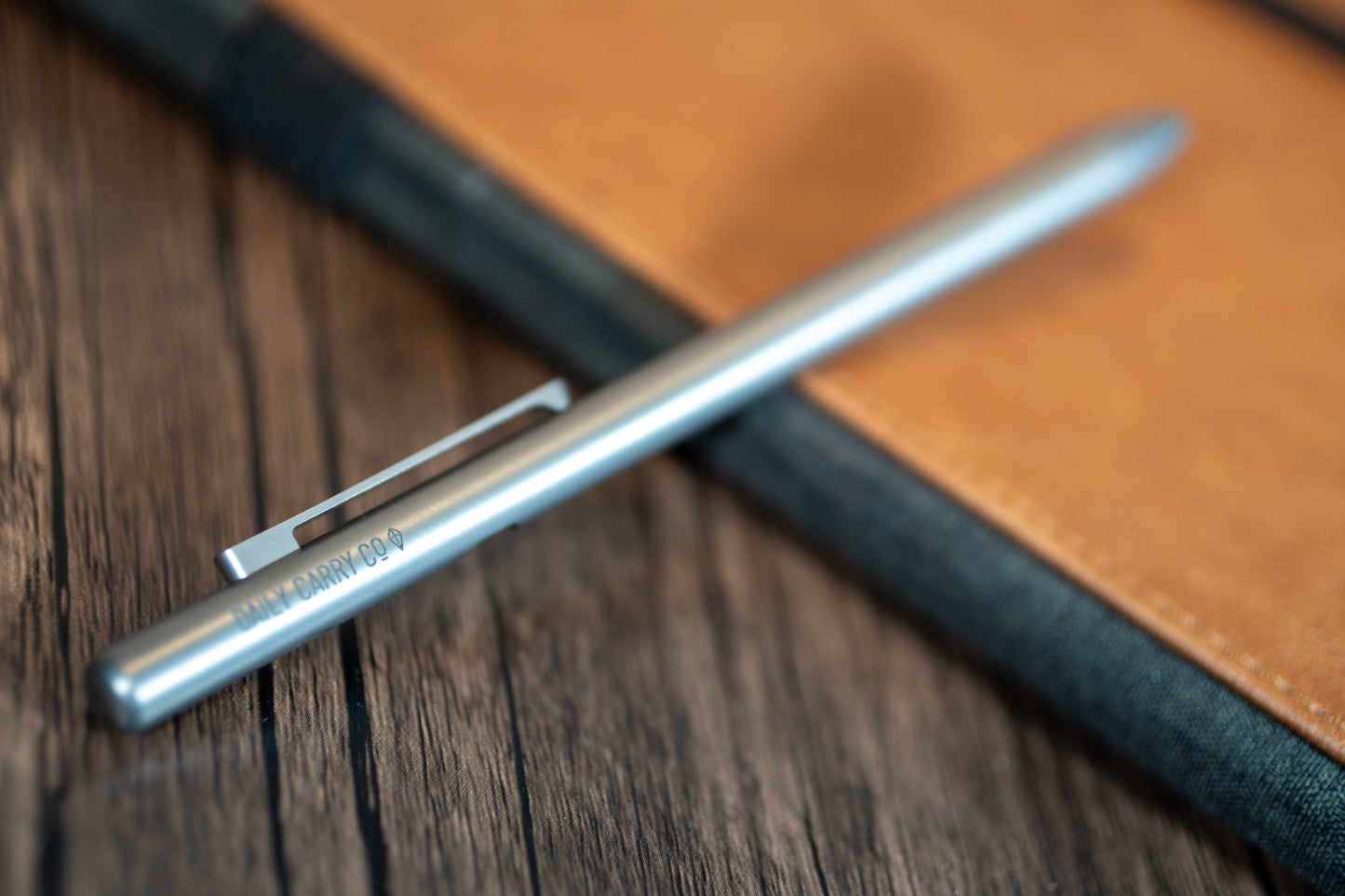 TiPen — Titanium Bolt-Action Pen