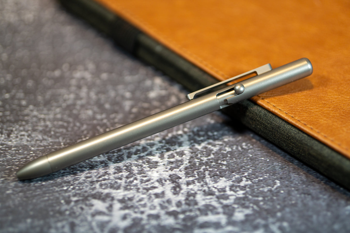 TiPen — Titanium Bolt-Action Pen